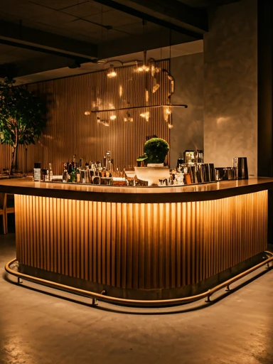 Cocktail bar interior