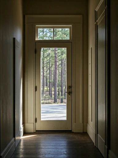 Dark speakeasy entrance